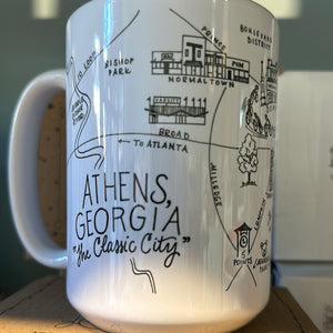 Athens Map Mug
