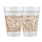 Foam Cups - Give Thanks (3 colors) (Thanksgiving): Pumpkin Orange