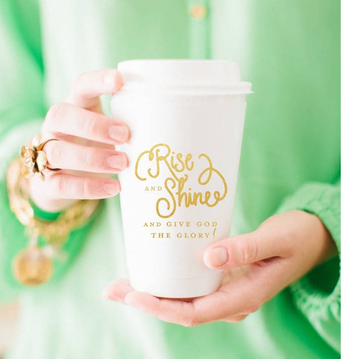 To-Go Coffee Cups | Rise & Shine (2 colors): Pink