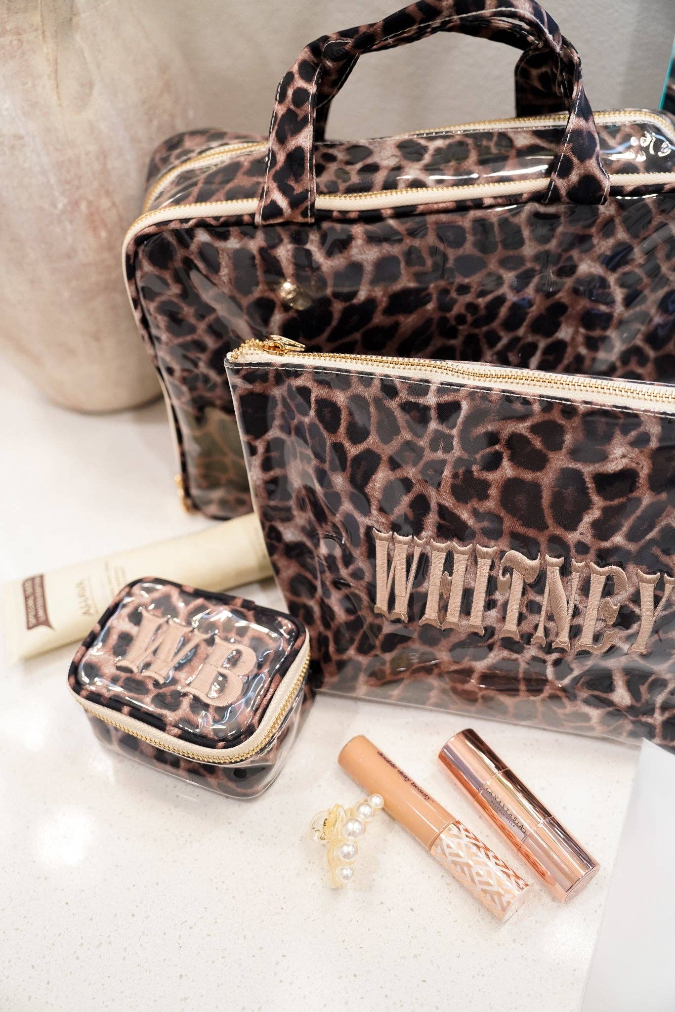 Leopard - Clear Coat Bag For Embroidery