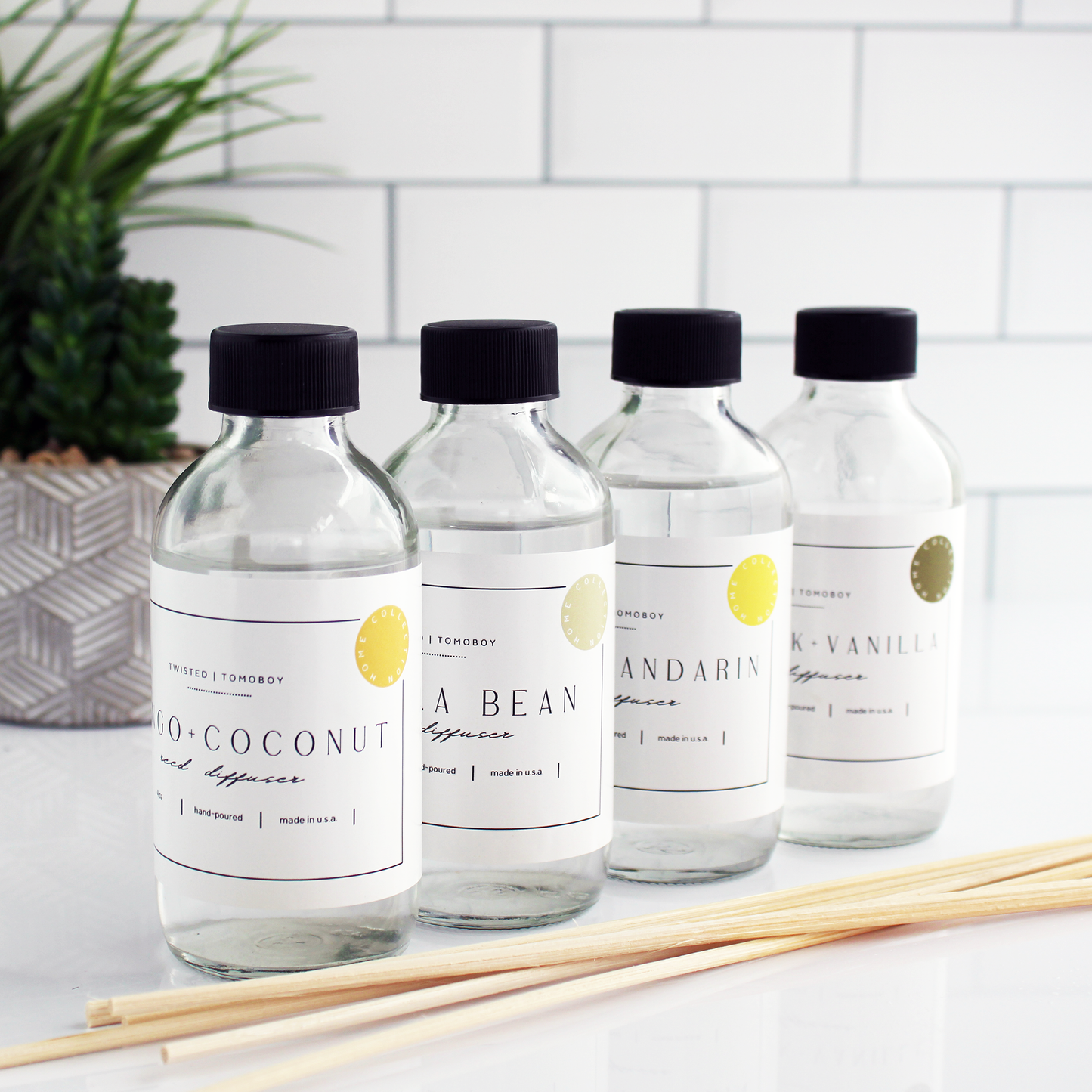 Home Collection | Reed Diffusers (4 oz.): Citron+Mandarin
