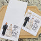 Wedding Couple Kitchen Towel