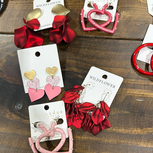 Valentines earrings