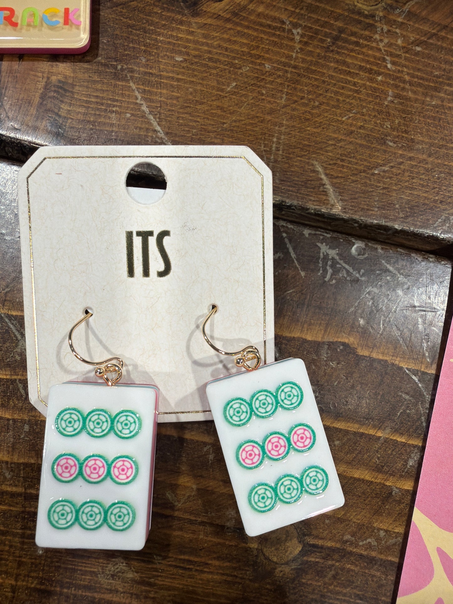 Mahjong Earrings