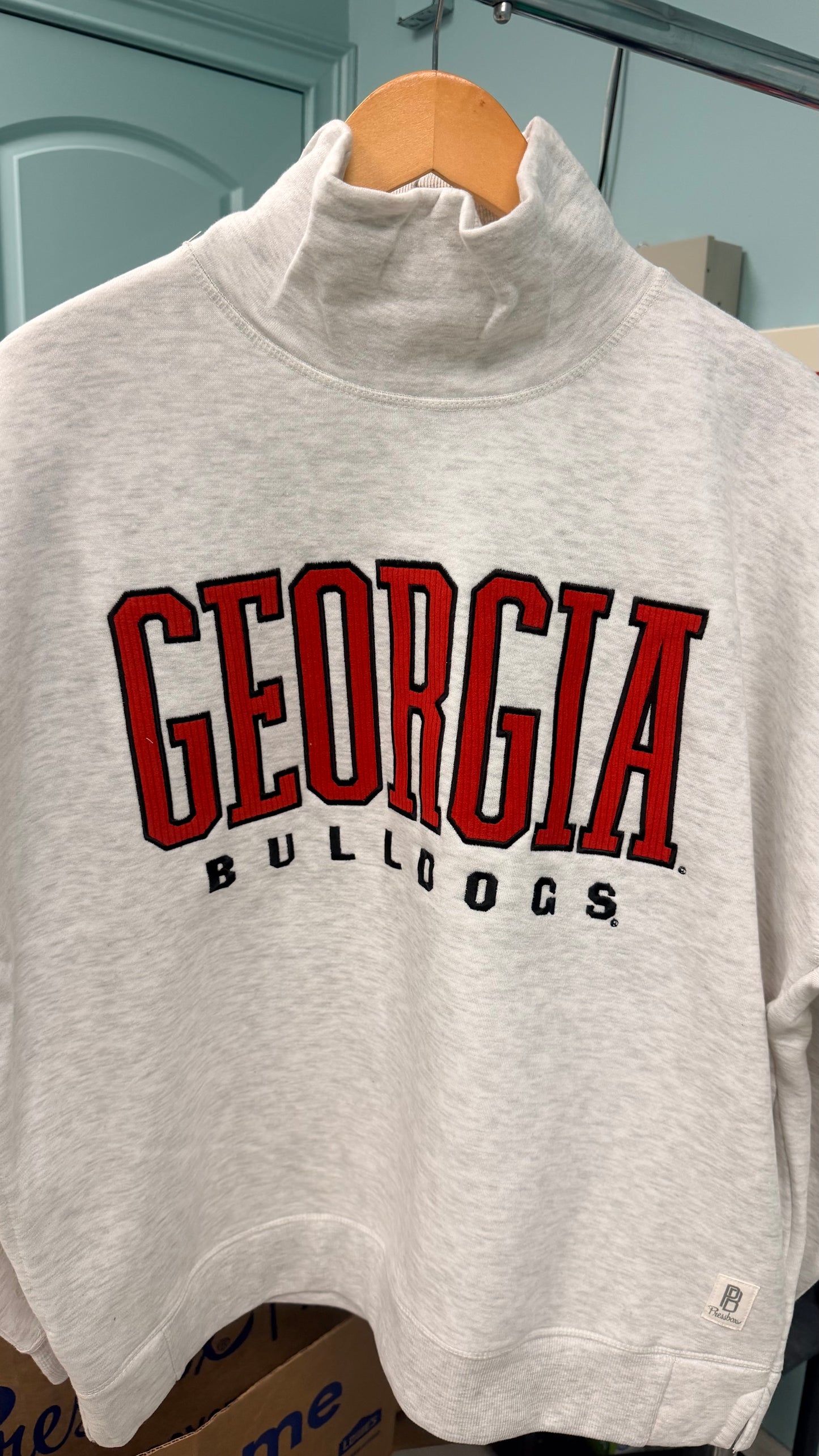 Georgia southlawn mock neck sweatshirt