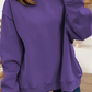 66Love Solid Oversize Reversible Mock Neck Sweatshirt (S-XL)