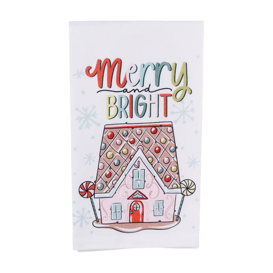 Merry and Bright Tea Towel