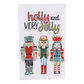 Holly and Very Jolly Tea Towel