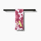 Geometry Monogram Floral Tea Towel letter C