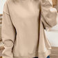 66Love Solid Oversize Reversible Mock Neck Sweatshirt (S-XL)