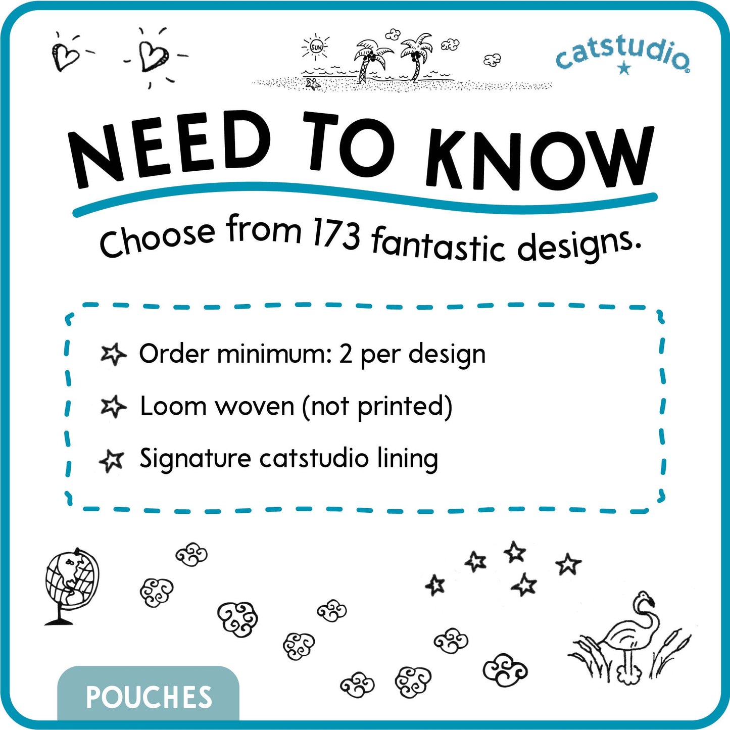 Georgia, University of Collegiate Zip Pouch