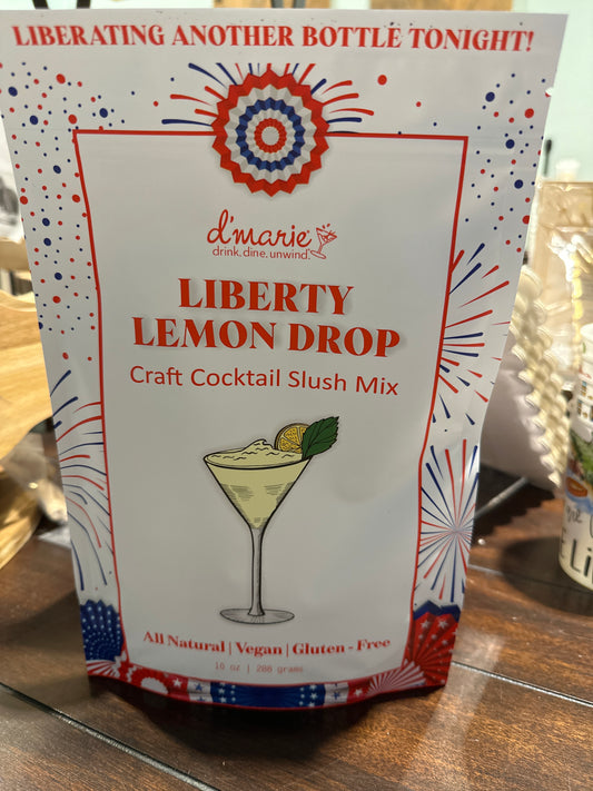 Liberty lemon drop slush mix
