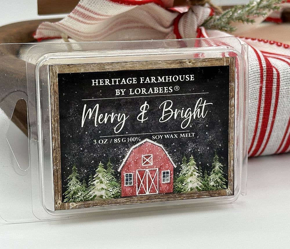 Merry & Bright Holiday Farmhouse Fragrance Collection: 8 oz. Cheese Mold (Brown)