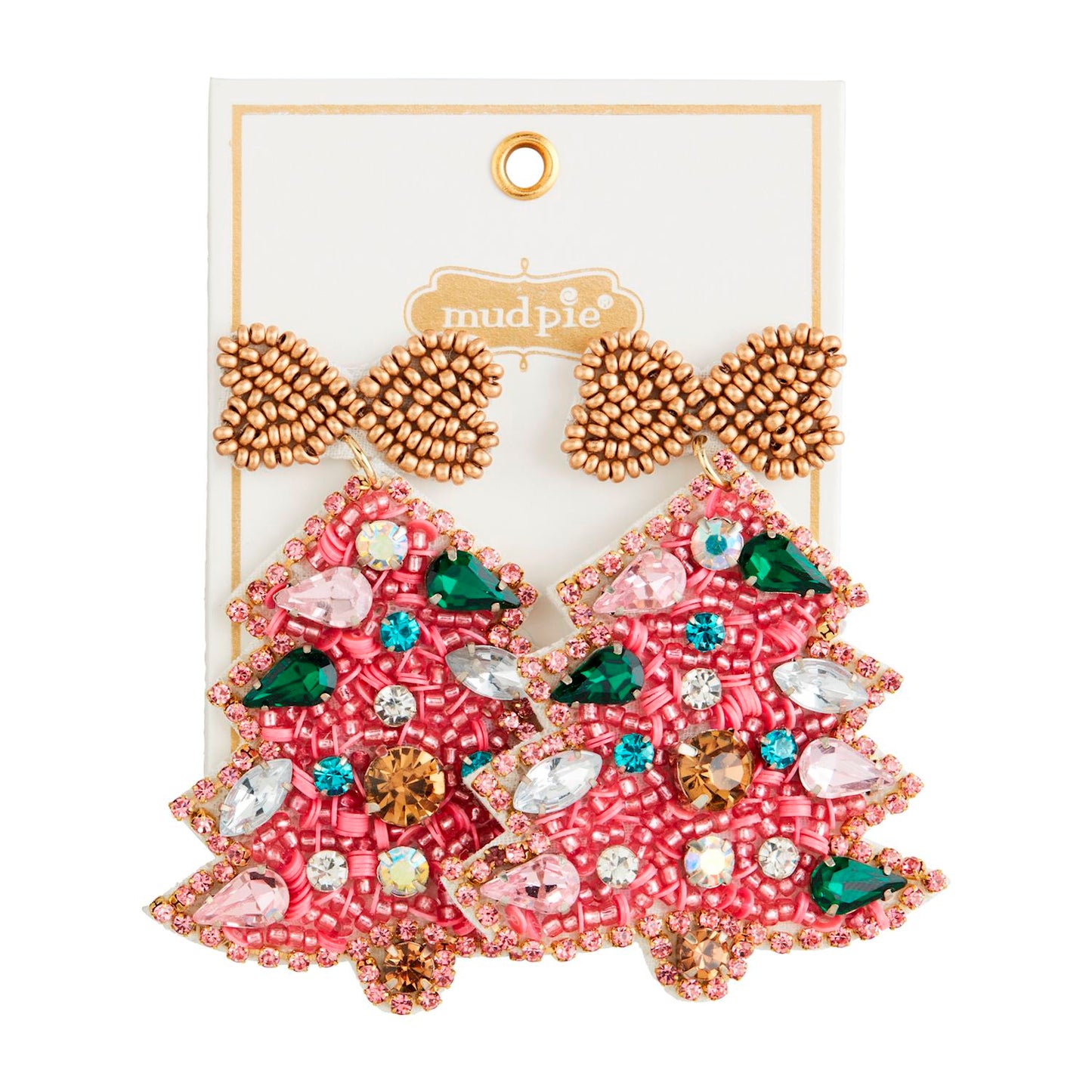 Holiday Beaded Earrings= MP