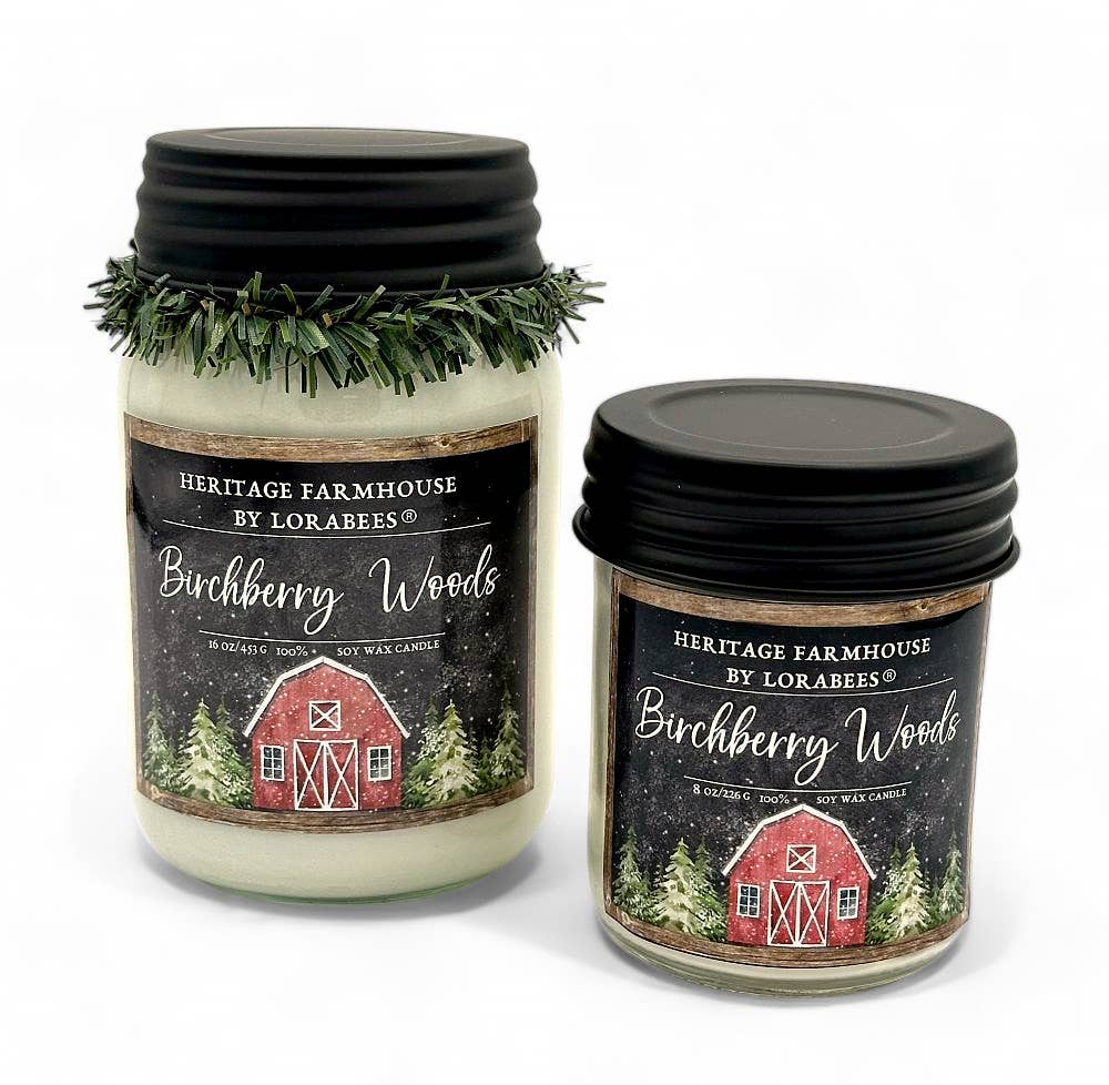 Birchberry Woods Holiday Farmhouse Fragrance Collection: 8 oz. Cheese Mold (Brown)