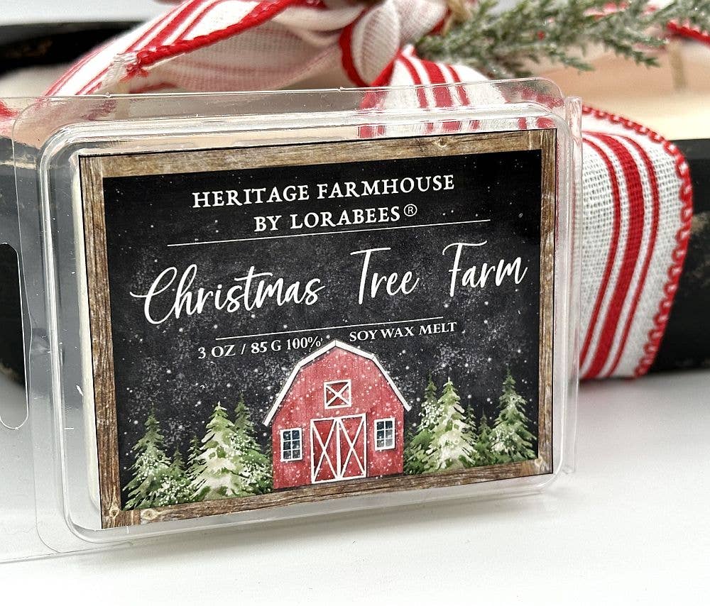 Christmas Tree Farm Holiday Farmhouse Fragrance Collection: 16 oz. Dough Bowl (Black)