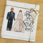 Wedding Couple Kitchen Towel