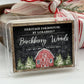 Birchberry Woods Holiday Farmhouse Fragrance Collection: 8 oz. Cheese Mold (Brown)