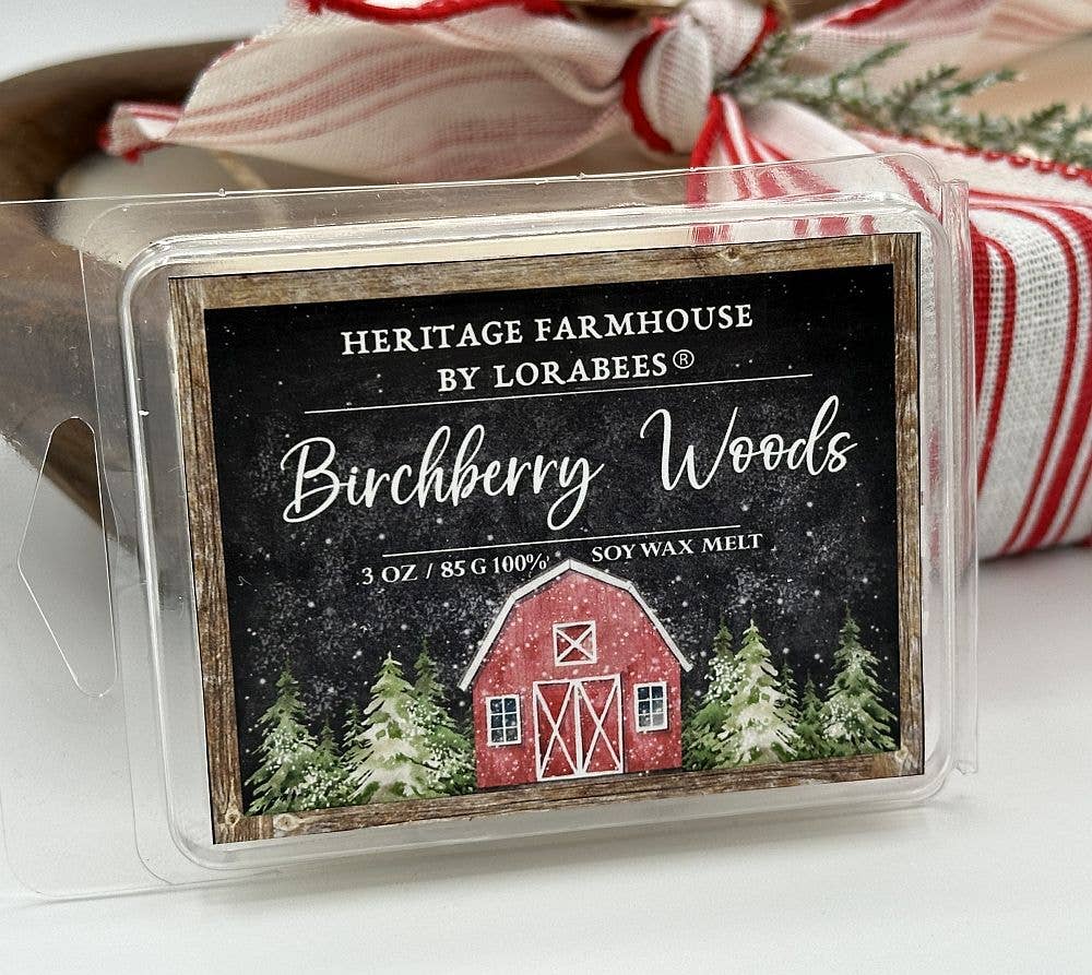 Birchberry Woods Holiday Farmhouse Fragrance Collection: 8 oz. Cheese Mold (Brown)