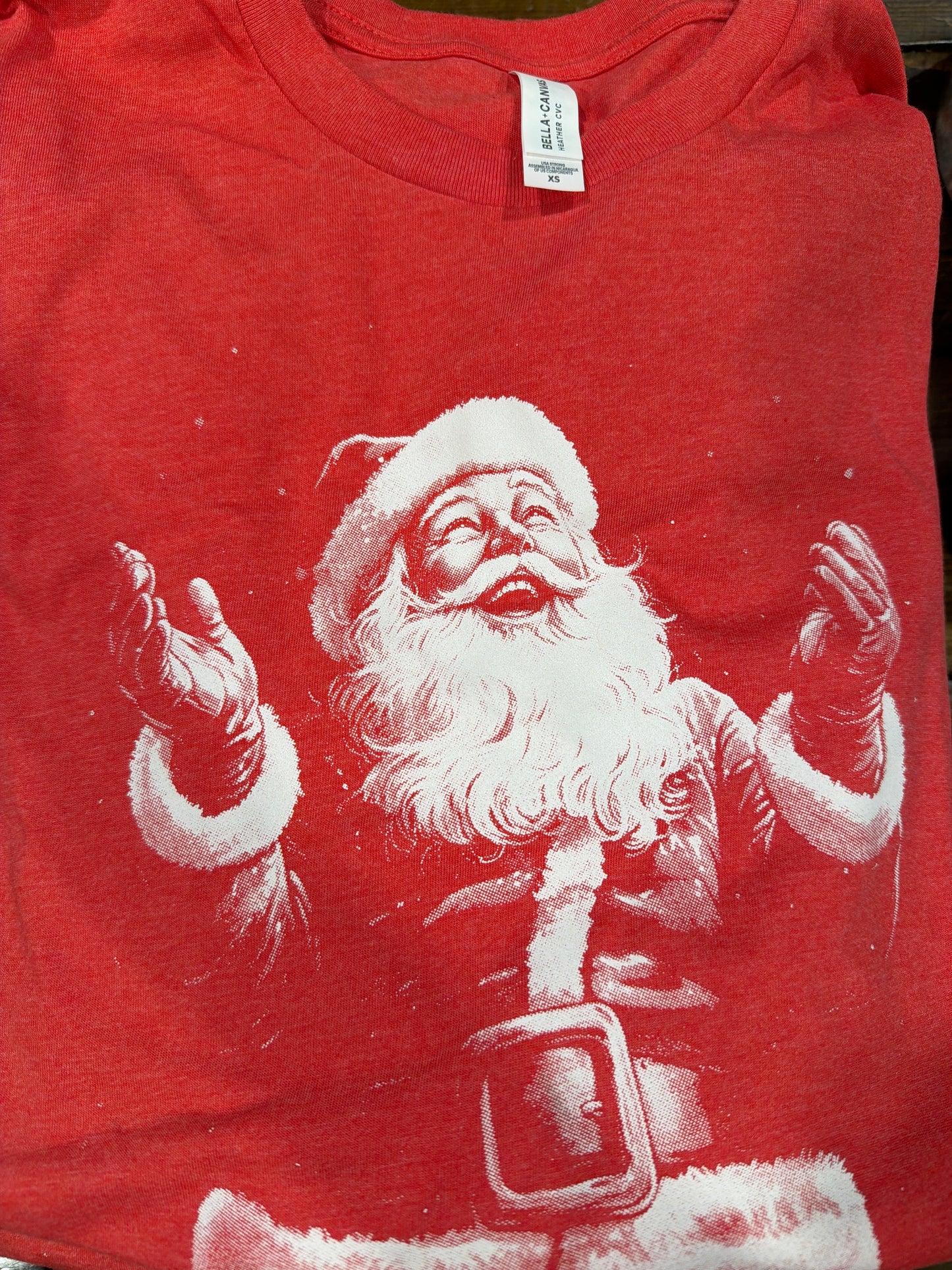 Vintage Santa Lonsleeve Tshirt