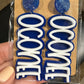 Acrylic Team Earrings