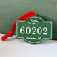 Custom Zip Code Ornament - City, State, Zip Code