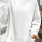 66Love Solid Oversize Reversible Mock Neck Sweatshirt (S-XL)