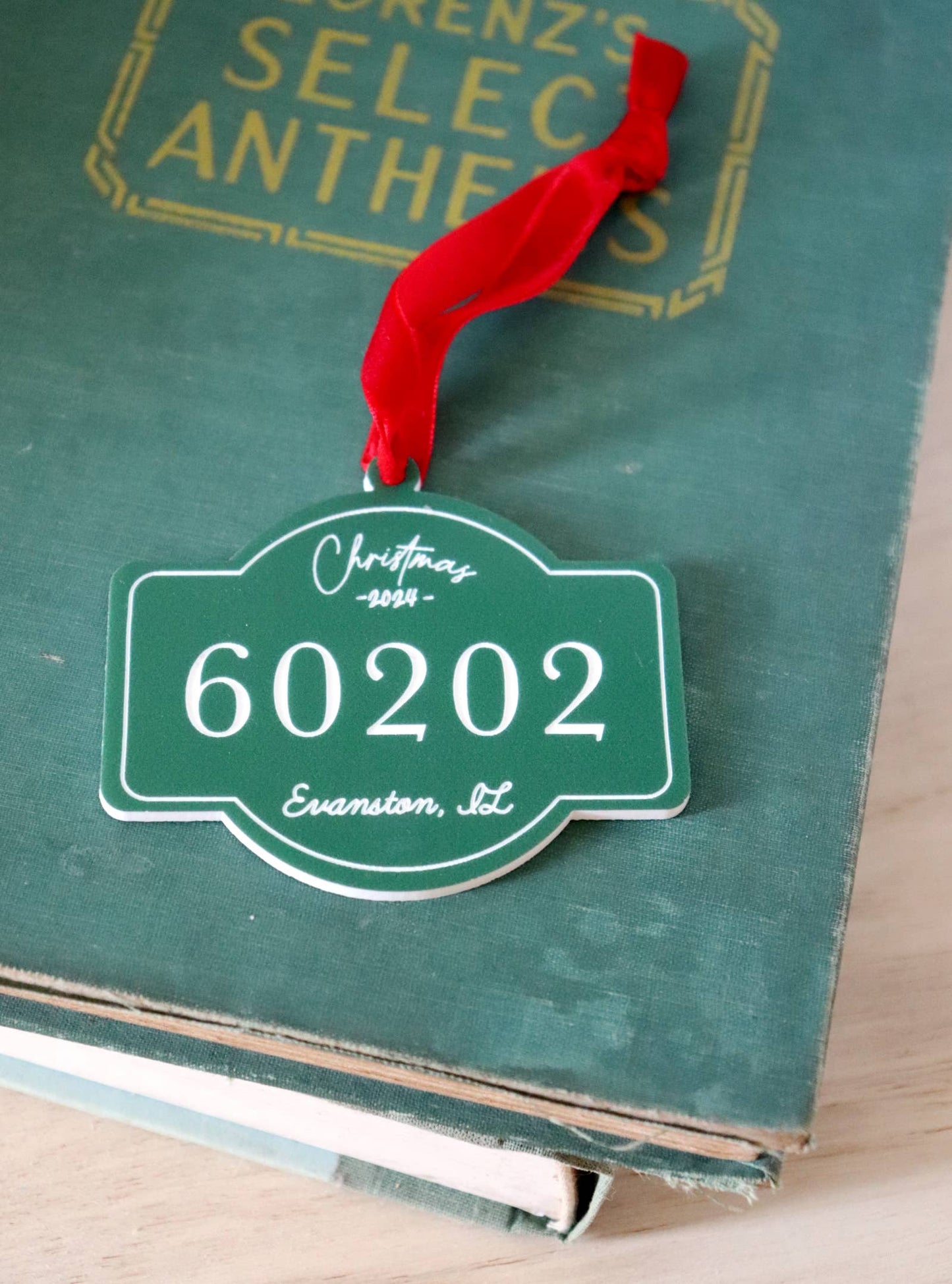 Custom Zip Code Ornament - City, State, Zip Code