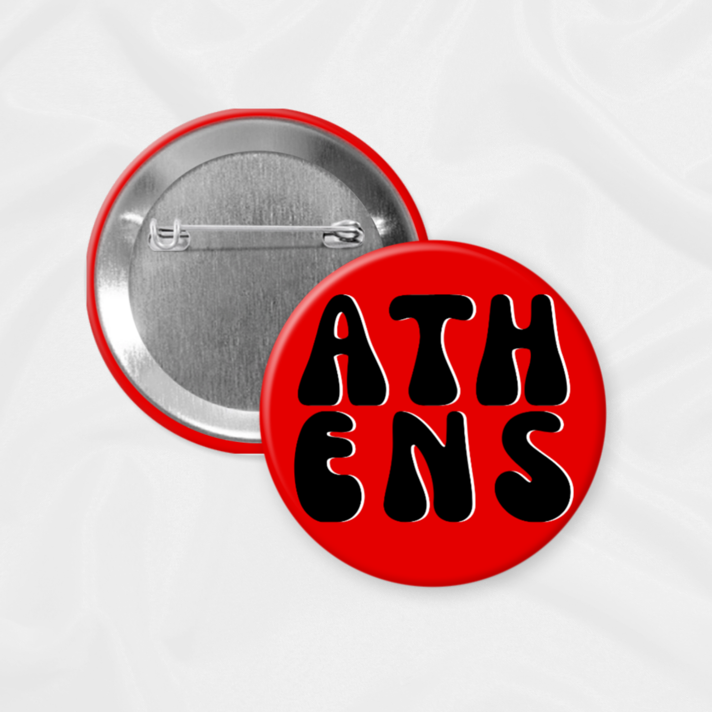 Georgia Game Day Button | ATHENS: 3.00”