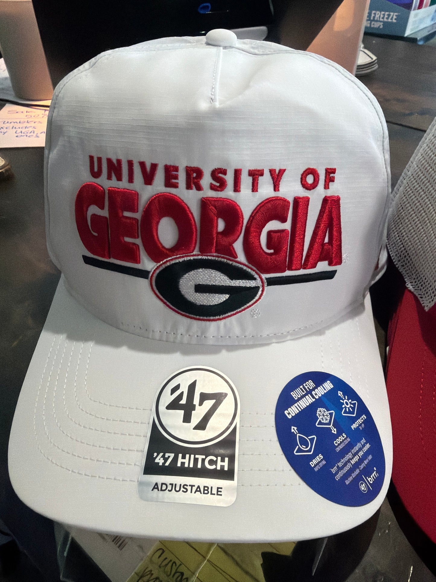 Georgia red cooling hat