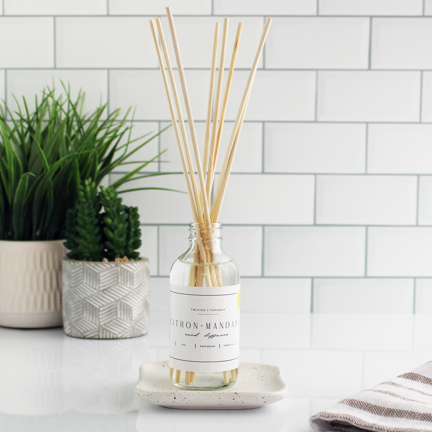 Home Collection | Reed Diffusers (4 oz.): White Oak+Vanilla