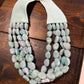 5 Layers Pebble bead Necklace