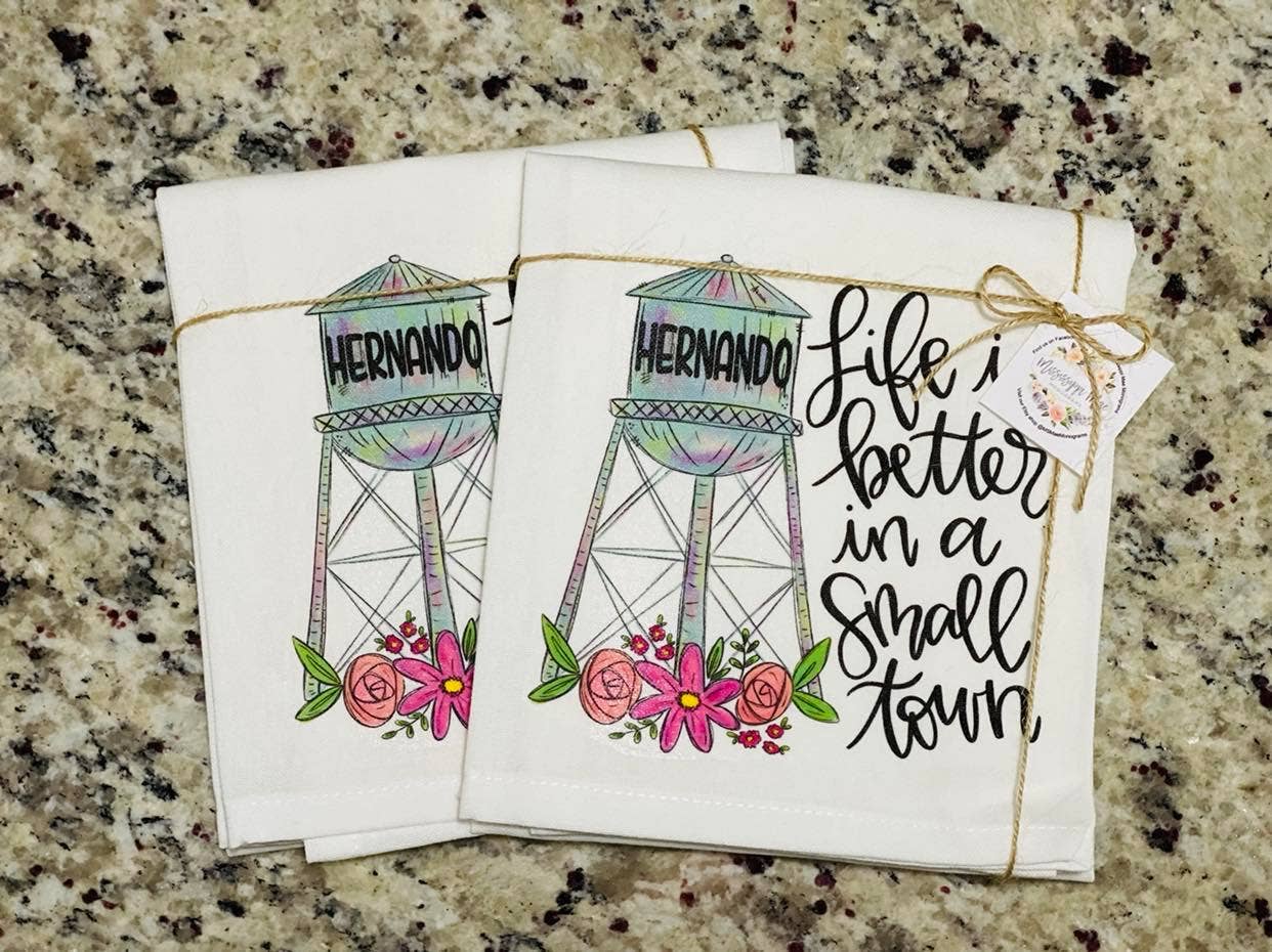 Small Town Kitchen Towel