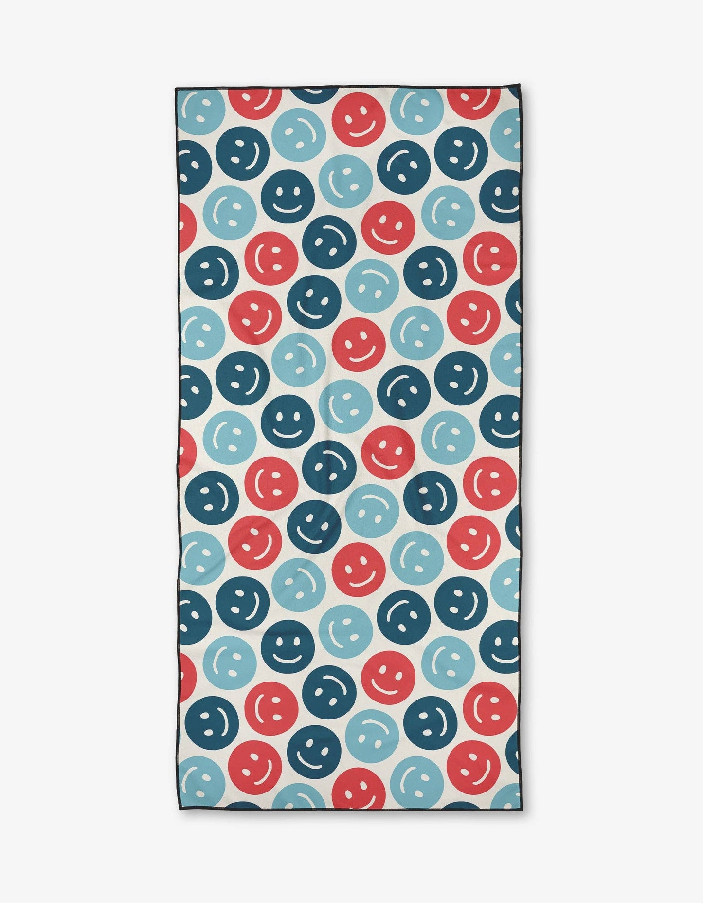 Smiley Face July Beach Towel