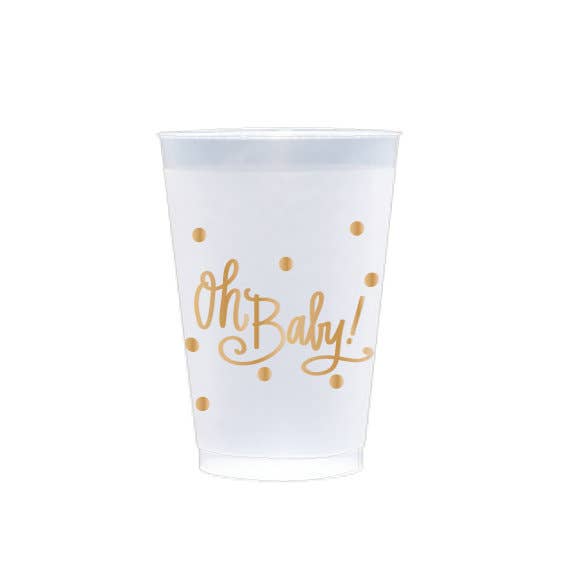 Oh Baby! (3 colors) | Frosted Cups: Baby Blue