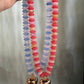 Puffy Heart Beaded Necklace