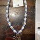 Hammered Cross Pendant Necklace