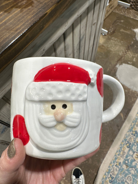 Santa dots mug