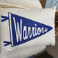 Warriors Pennant Pillow