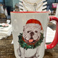 Santa Bulldog Mug