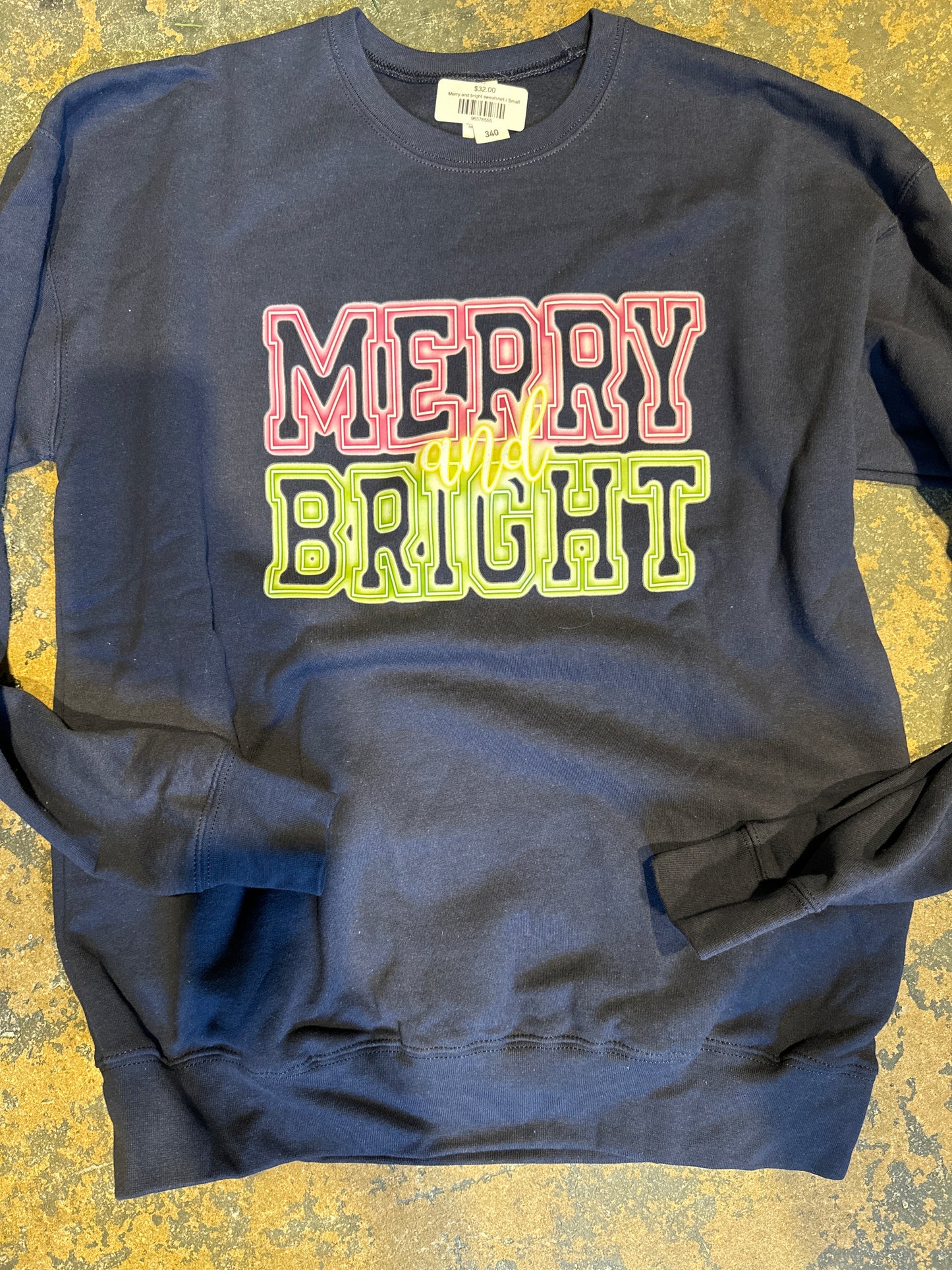 Merry and bright sweatshirt