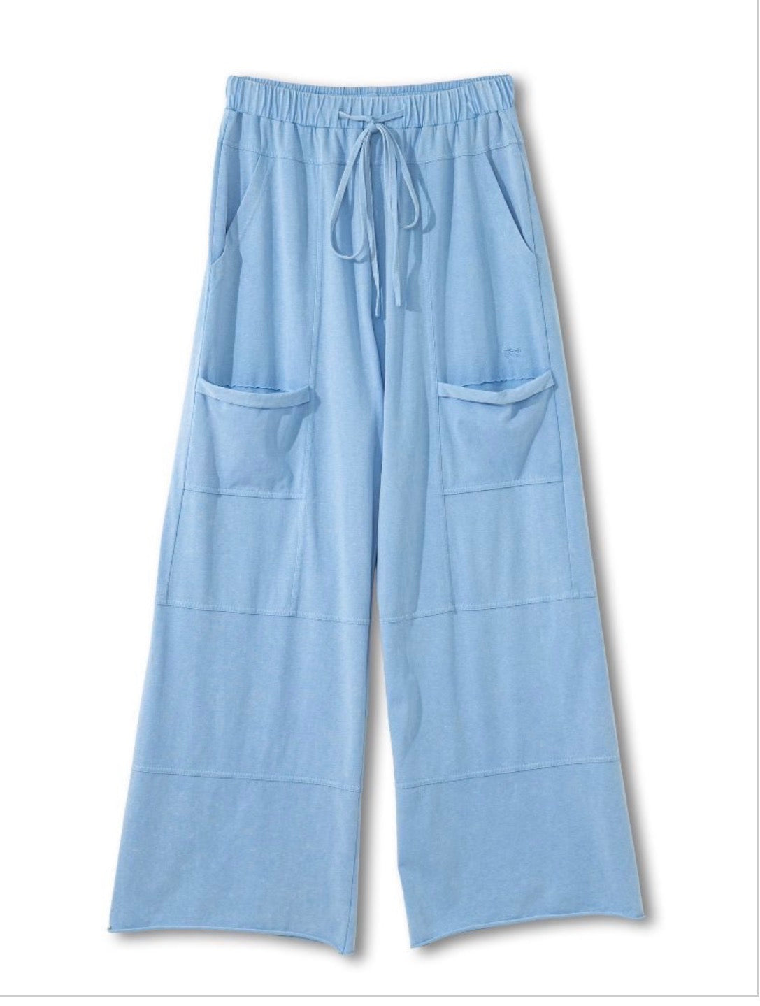 Vintage washed pants blue