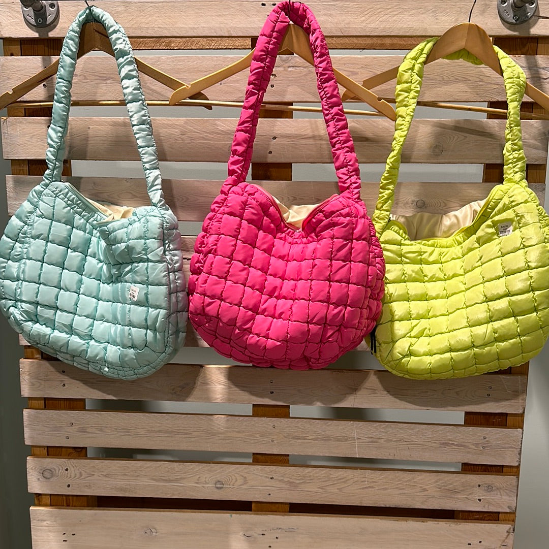 Quilted Puffer Tote