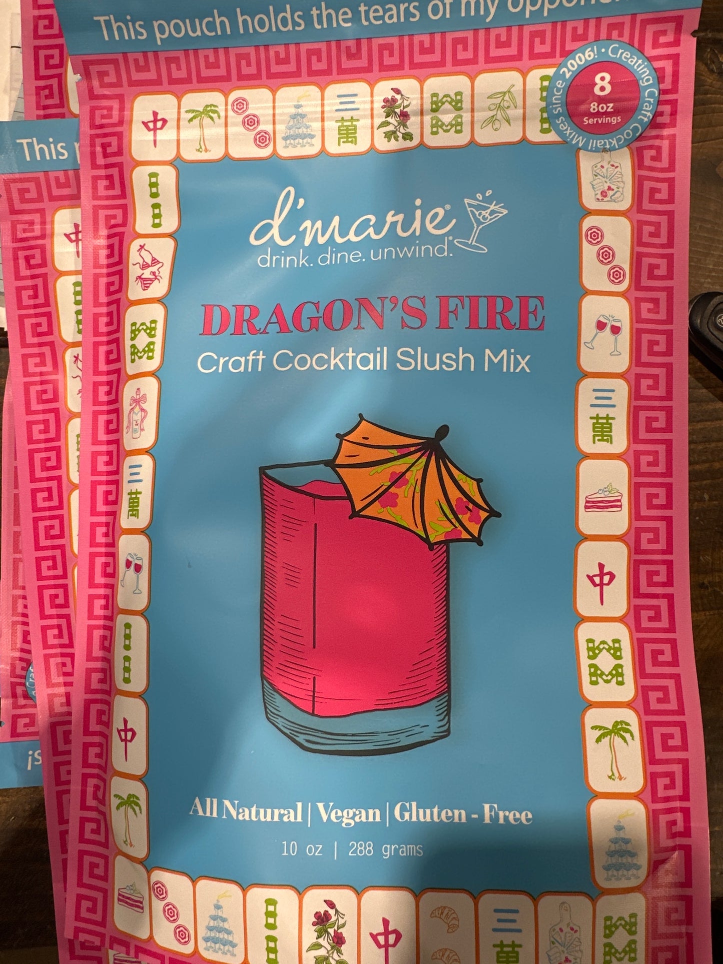 Dragons fire slush mix