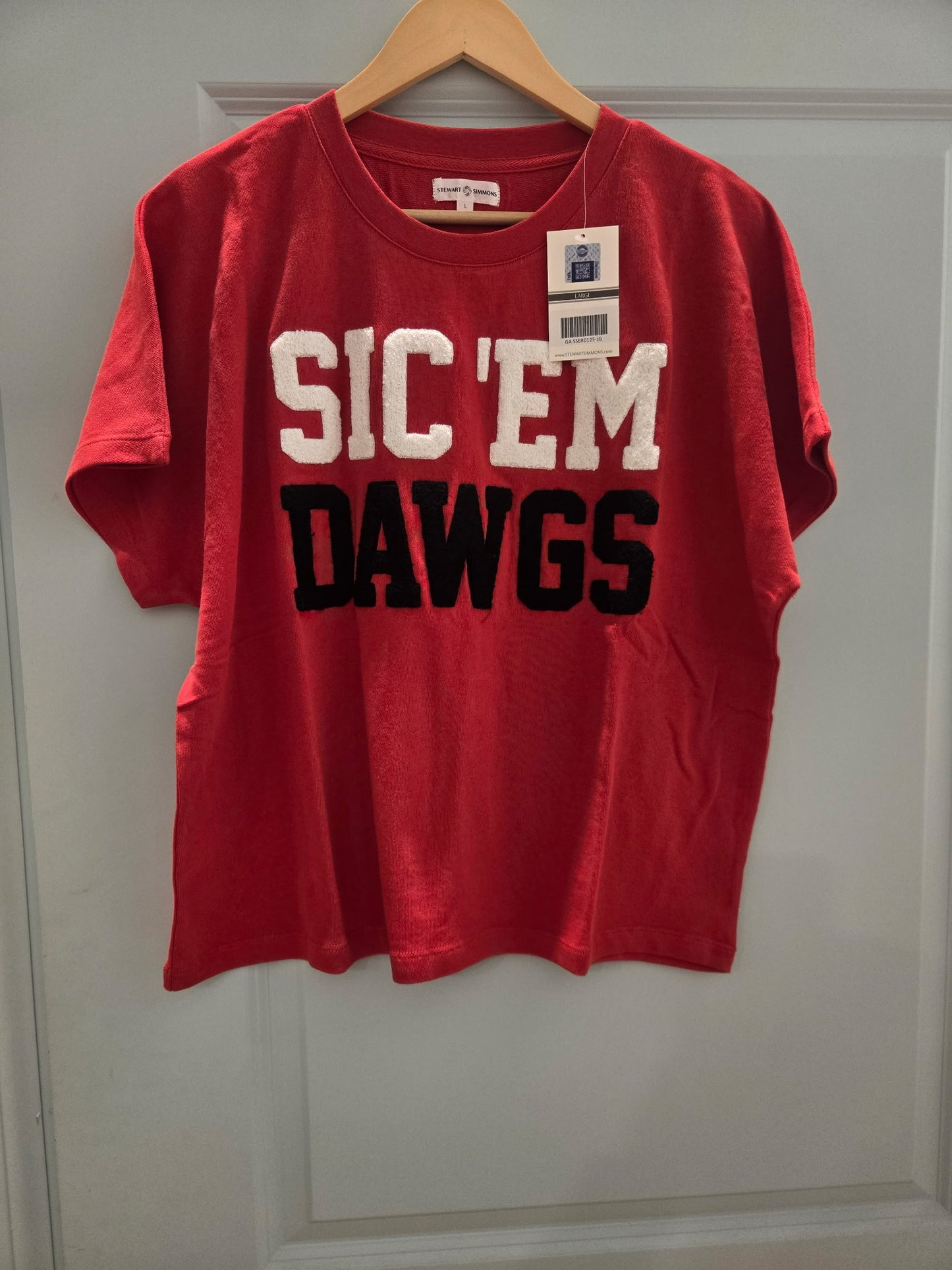 The Boxy Chenille Sic ‘Em Shirt
