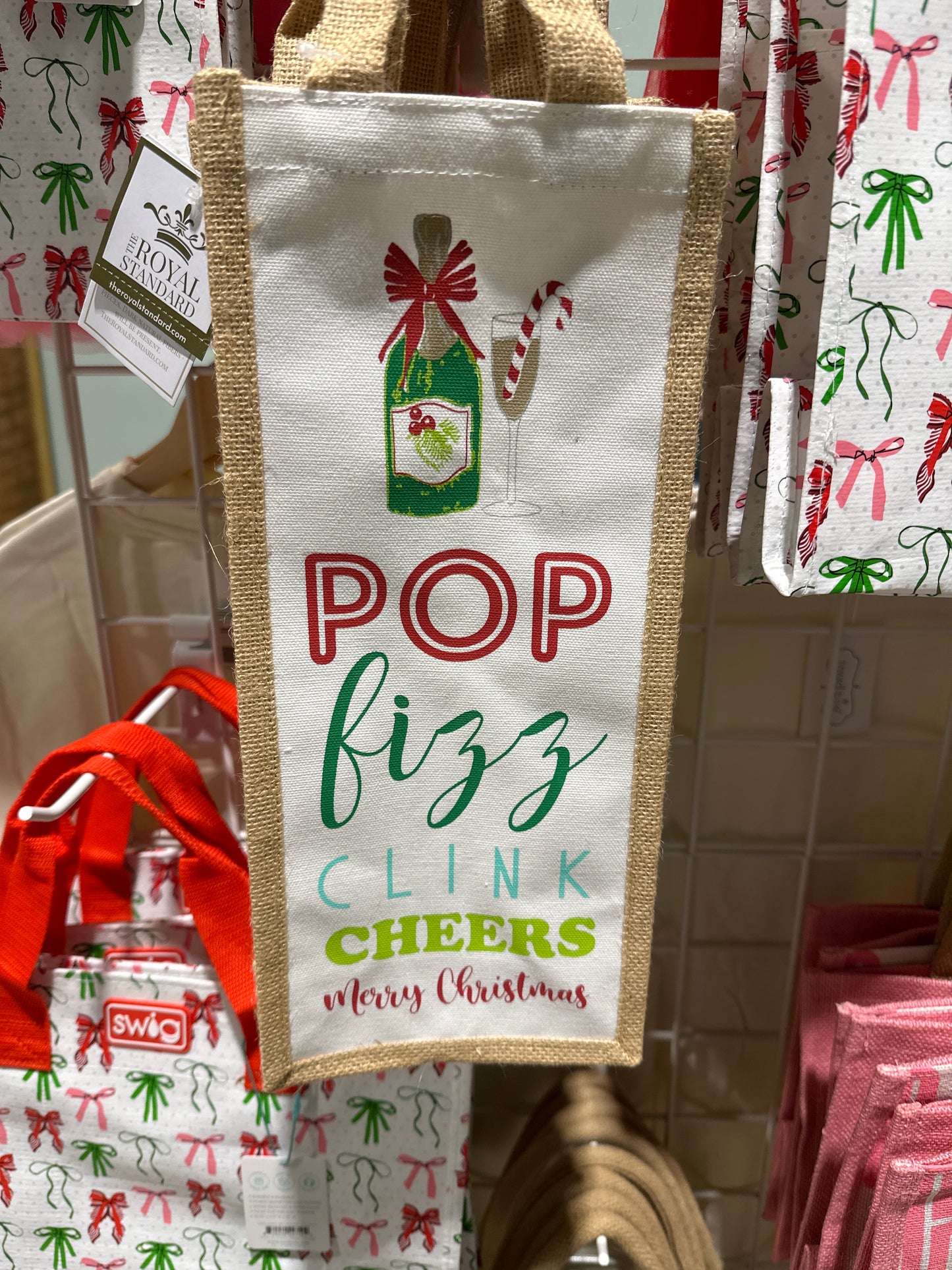 Pop Fizz Wine Bag