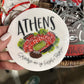 SAturdays in Athens Ornament