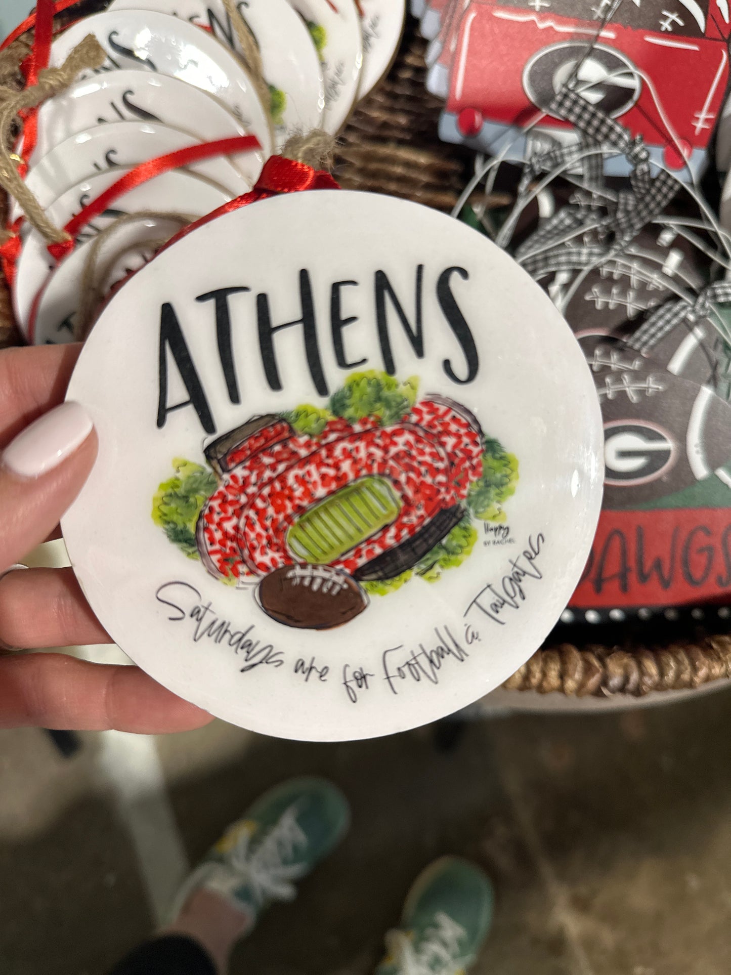 SAturdays in Athens Ornament