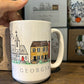 Watkinsville watercolor mug