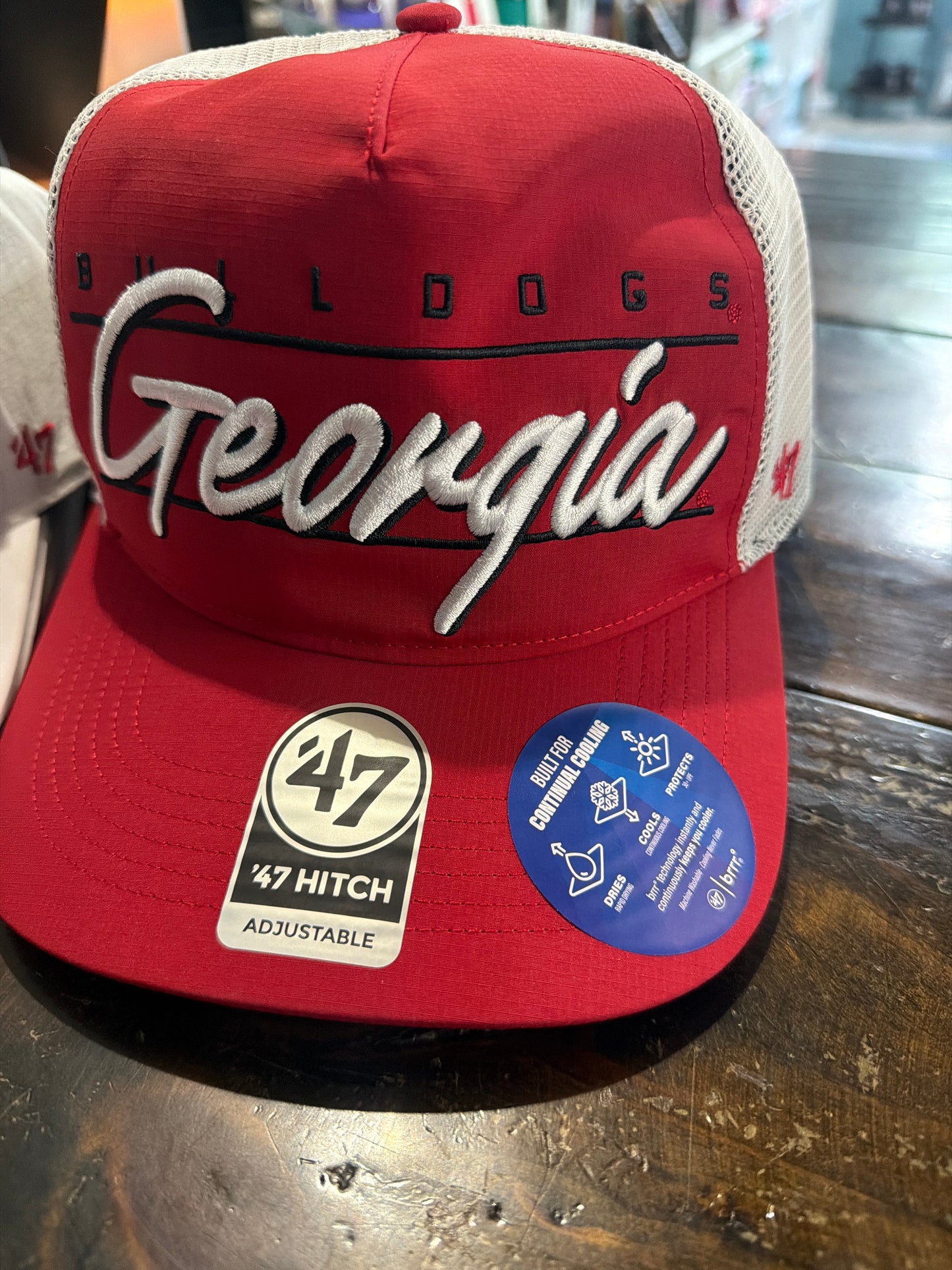 Georgia red cooling hat